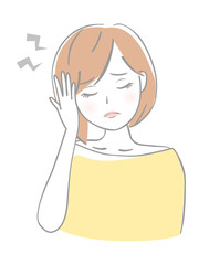 女性　頭痛