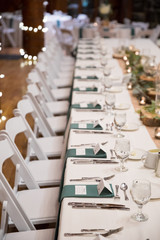 Head Wedding Table at Reception