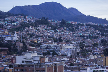 Día nublado en Bogotá