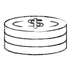 coins money isolated icon