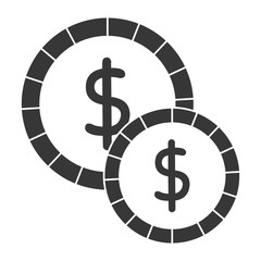 coins money isolated icon