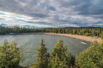 Fototapeta premium Bay of Superior Lake