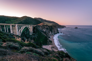 Bixby Bridge at Dawn