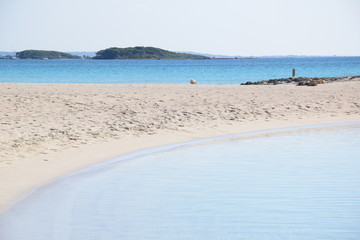 Beach near Porto Cesareo in Salento, Apulia region, Italy