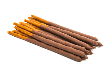 chocolate dipped cookie sticks