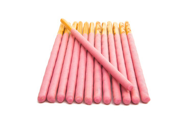 chocolate dipped cookie sticks