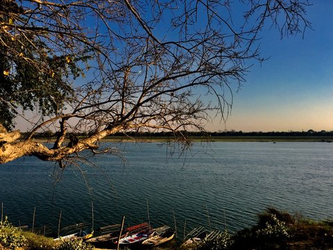 THE BEAUTIFUL SIDE OF YAMUNA RIVER. 