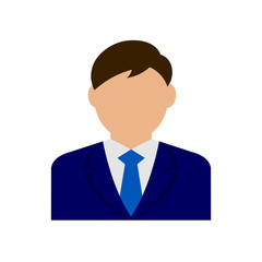 business man avatar illustration