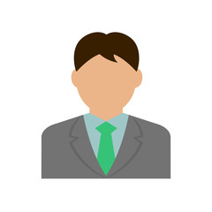business man avatar illustration