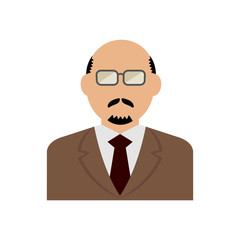 business man avatar illustration