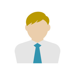 business man avatar illustration