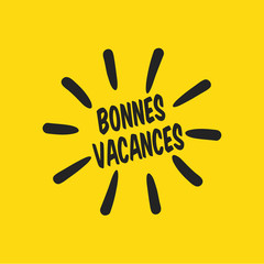 bonnes vacances