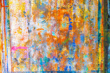 Color on wood texture or background