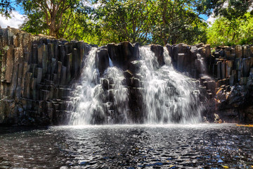 Die Rochester Falls im Süden von Mauritius, Afrika.