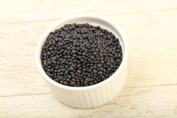 Black lentils