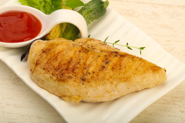 Roasted chicken breast
