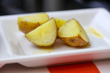 Boiled potato