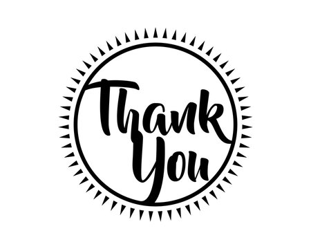 thank you typography typographic creative writing text image icon 4