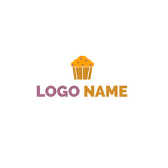 Cupcake logo, logo suitable for coffee house, coffee shops for sale and more