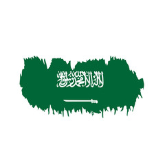 Saudi Arabia flag, vector illustration