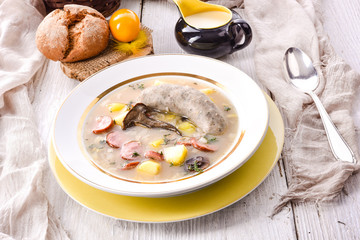 Polish easter soup