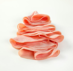 thin slices of ham