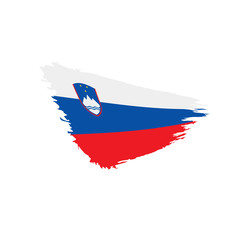 Slovenia flag, vector illustration