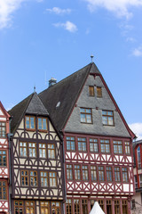 Old traditional buildings in Frankfurt, Germany