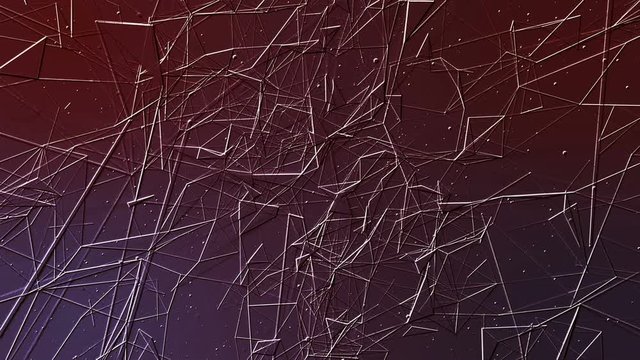 3D rendering background based on three-dimensional extrusion on the plane. Background for presentations. Animated paper texture