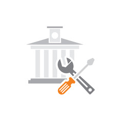 Repair Law Firm Logo Icon Design