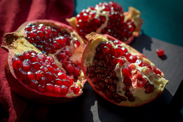 Ripe pomegranate
