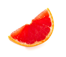 grapefruit isolated on white