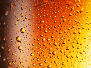 Misted glass of beer.