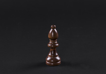 chess elephant on a black background
