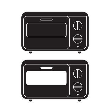 Oven icon Vector Illustration. Flat Sign