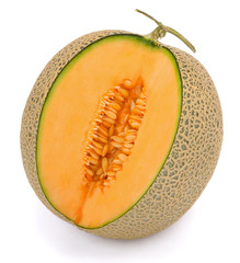 melon isolated on white background