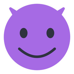 violetter Teufel Emoticon