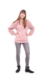 Caucasian female teenager