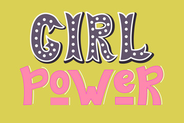 Fototapeta na wymiar Girl power.