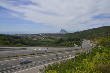 FREEWAY DRIVING TO GIBRALTAR