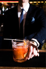 Cocktail bar bartender