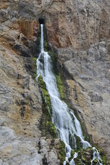 WATERFALL AT ROCK OF  GIBRALTAR