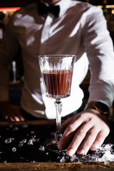 Cocktail bar bartender