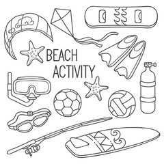 Doodle Sport Activity