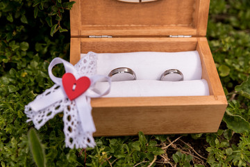 wedding rings, wedding decoration, macro