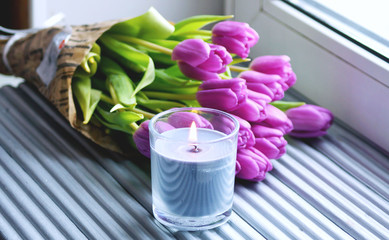 Горящая свеча