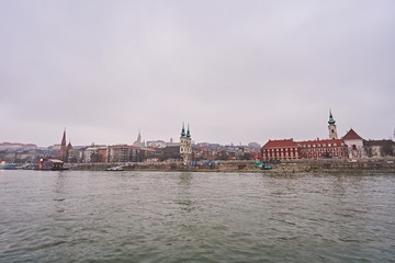 Panorama of city Budapest.