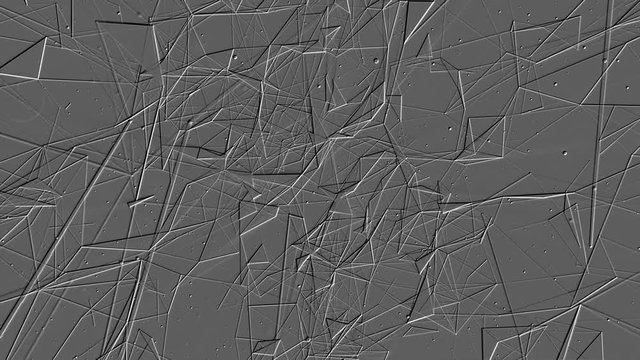 3D rendering background based on three-dimensional extrusion on the plane. Background for presentations. Animated paper texture