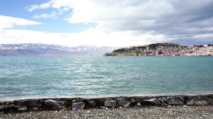 Old town of Ohrid and lake, Macedonia