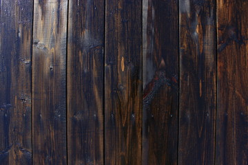 Dark wooden boards. Vintage pattern. Creative background. Old wooden background. Vintage texture